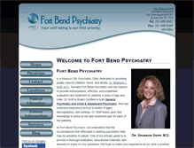 Tablet Screenshot of fortbendpsychiatry.com